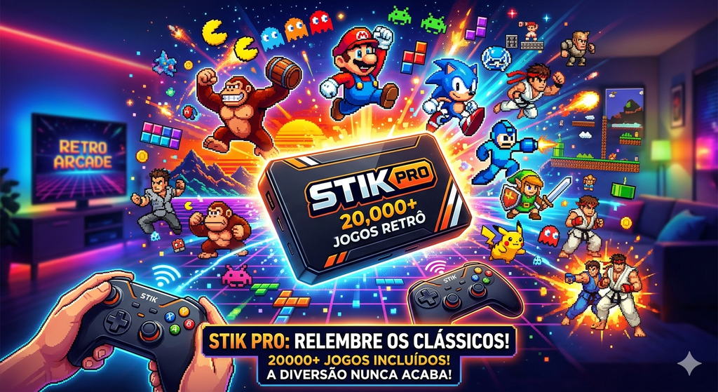 Console stik pro con 20000 juegos